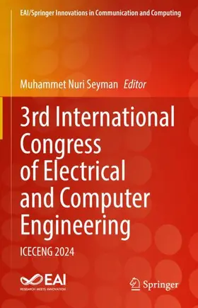 Seyman |  3rd International Congress of Electrical and Computer Engineering | Buch |  Sack Fachmedien