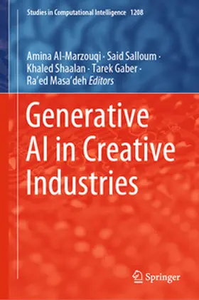Al-Marzouqi / Salloum / Shaalan |  Generative AI in Creative Industries | eBook | Sack Fachmedien