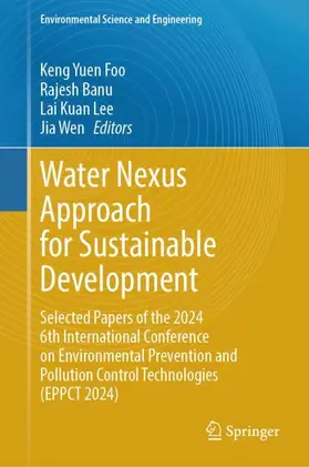 Foo / Banu / Lee |  Water Nexus Approach for Sustainable Development | Buch |  Sack Fachmedien
