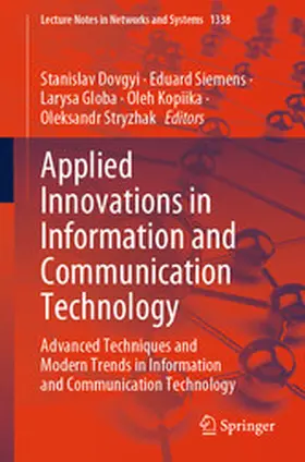 Dovgyi / Siemens / Globa |  Applied Innovations in Information and Communication Technology | eBook | Sack Fachmedien