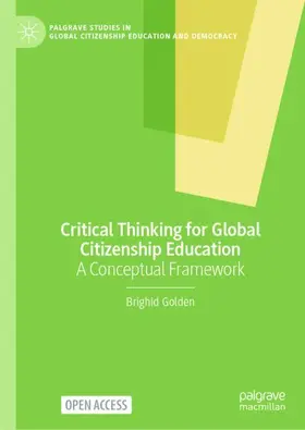 Golden |  Critical Thinking for Global Citizenship Education | Buch |  Sack Fachmedien