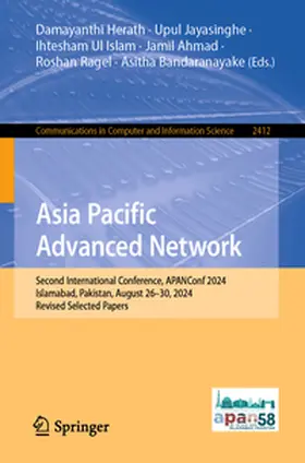 Herath / Jayasinghe / Bandaranayake |  Asia Pacific Advanced Network | Buch |  Sack Fachmedien