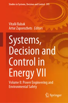 Babak / Zaporozhets |  Systems, Decision and Control in Energy VII | eBook | Sack Fachmedien