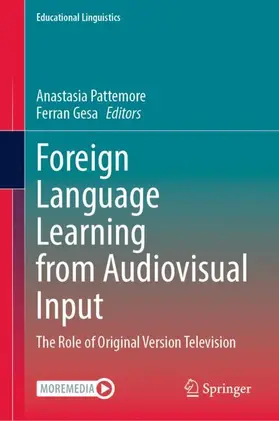 Pattemore / Gesa |  Foreign Language Learning from Audiovisual Input | Buch |  Sack Fachmedien