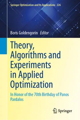 Goldengorin | Theory, Algorithms, and Experiments in Applied Optimization | E-Book | www.sack.de