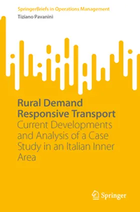 Pavanini |  Rural Demand Responsive Transport | eBook | Sack Fachmedien