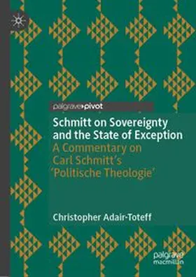 Adair-Toteff | Schmitt on Sovereignty and the State of Exception | E-Book | www.sack.de