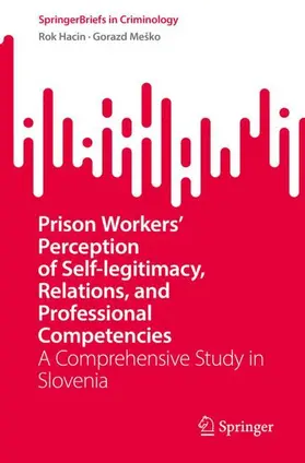 Meško / Hacin | Prison Workers' Perception of Self-legitimacy, Relations, and Professional Competencies | Buch | 978-3-031-92162-9 | sack.de