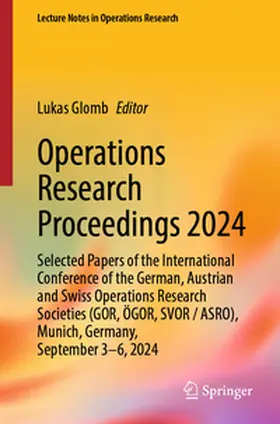 Glomb |  Operations Research Proceedings 2024 | eBook | Sack Fachmedien