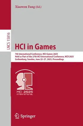 Fang |  HCI in Games | Buch |  Sack Fachmedien