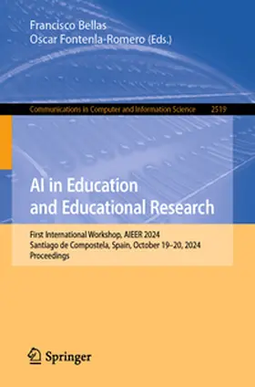 Bellas / Fontenla-Romero |  AI in Education and Educational Research | Buch |  Sack Fachmedien
