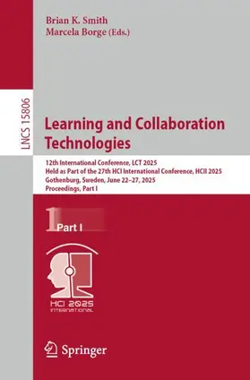 Borge / Smith |  Learning and Collaboration Technologies | Buch |  Sack Fachmedien