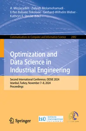 Mirzazadeh / Molamohamadi / Babaee Tirkolaee |  Optimization and Data Science in Industrial Engineering | eBook | Sack Fachmedien