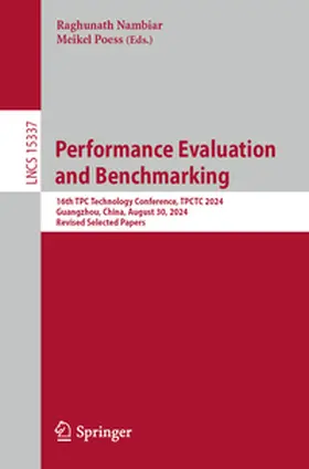 Nambiar / Poess |  Performance Evaluation and Benchmarking | eBook | Sack Fachmedien