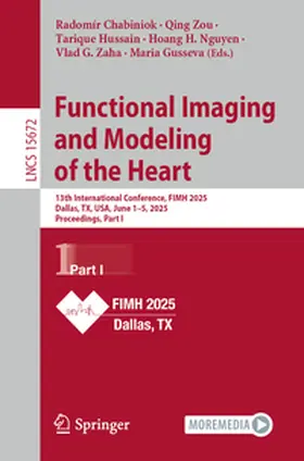 Chabiniok / Zou / Hussain | Functional Imaging and Modeling of the Heart | E-Book | sack.de