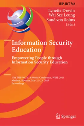 Drevin / Leung / von Solms | Information Security Education. Empowering People Through Information Security Education | E-Book | www.sack.de