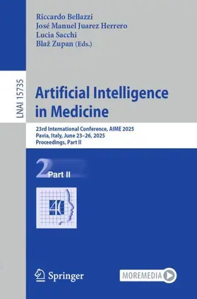 Bellazzi / Zupan / Juarez Herrero |  Artificial Intelligence in Medicine | Buch |  Sack Fachmedien