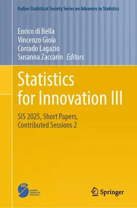 di Bella / Gioia / Lagazio |  Statistics for Innovation III | Buch |  Sack Fachmedien