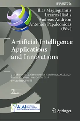 Maglogiannis / Iliadis / Andreou |  Artificial Intelligence Applications and Innovations | eBook | Sack Fachmedien