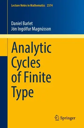 Barlet / Magnússon |  Analytic Cycles of Finite Type | Buch |  Sack Fachmedien