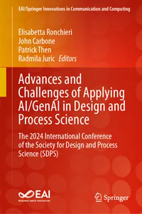 Ronchieri / Carbone / Then | Advances and Challenges of Applying AI/GenAI in Design and Process Science | E-Book | www.sack.de