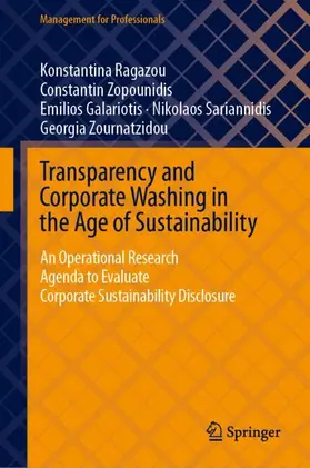 Ragazou / Zopounidis / Galariotis |  Transparency and Corporate Washing in the Age of Sustainability | Buch |  Sack Fachmedien