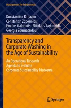 Ragazou / Zopounidis / Galariotis |  Transparency and Corporate Washing in the Age of Sustainability | Buch |  Sack Fachmedien