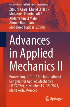 Azari / El Had / Ait Ali | Advances in Applied Mechanics II | Buch | 978-3-031-97669-8 | www.sack.de