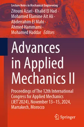Azari / El Had / Ait Ali |  Advances in Applied Mechanics II | eBook | Sack Fachmedien