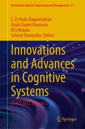 Ragavendiran / Pavaloaia / Mekala |  Innovations and Advances in Cognitive Systems | eBook | Sack Fachmedien