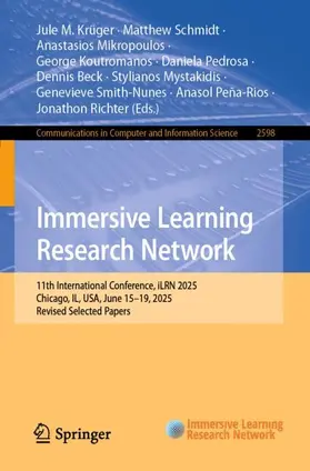 Krüger / Richter / Schmidt |  Immersive Learning Research Network | Buch |  Sack Fachmedien