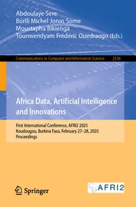 Sere / Some / Bikienga | Africa Data, Artificial Intelligence and Innovations | E-Book | www.sack.de