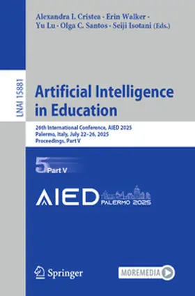 Cristea / Walker / Lu | Artificial Intelligence in Education | E-Book | sack.de