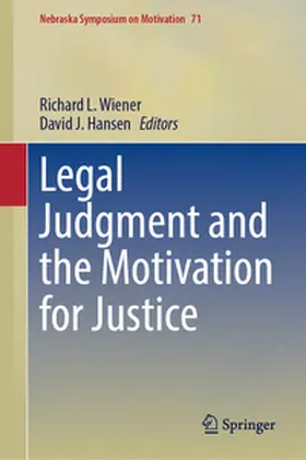 Wiener / Hansen |  Legal Judgment and the Motivation for Justice | eBook | Sack Fachmedien