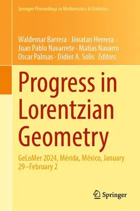 Barrera / Herrera / Navarrete |  Progress in Lorentzian Geometry | Buch |  Sack Fachmedien