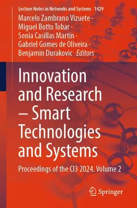 Vizuete / Botto Tobar / Casillas Martín |  Innovation and Research - Smart Technologies and Systems | Buch |  Sack Fachmedien