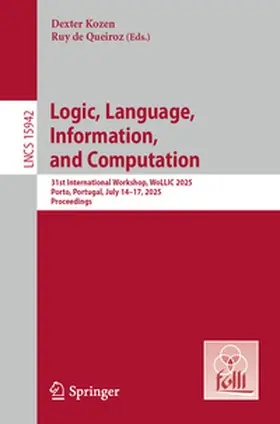Kozen / de Queiroz | Logic, Language, Information, and Computation | E-Book | www.sack.de
