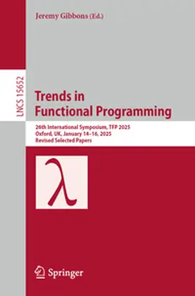 Gibbons | Trends in Functional Programming | E-Book | www.sack.de
