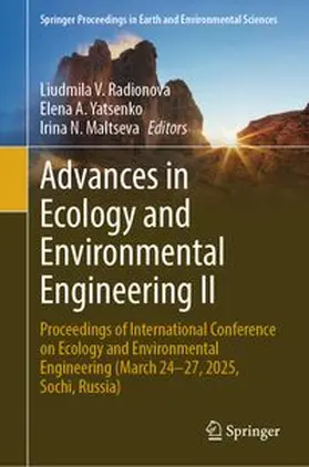 Radionova / Yatsenko / Maltseva | Advances in Ecology and Environmental Engineering II | E-Book | www.sack.de