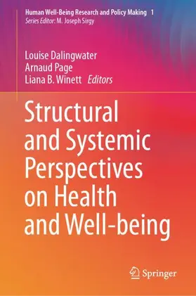 Dalingwater / Page / B. Winett |  Structural and Systemic Perspectives on Health and Well-being | Buch |  Sack Fachmedien
