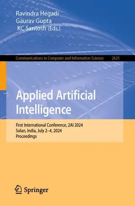 Hegadi / Gupta / Santosh |  Applied Artificial Intelligence | Buch |  Sack Fachmedien