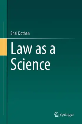 Dothan |  Law as a Science | Buch |  Sack Fachmedien