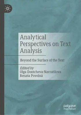 Dontcheva-Navratilova / Povolná |  Analytical Perspectives on Text Analysis | Buch |  Sack Fachmedien