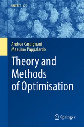 Carpignani / Pappalardo | Theory and Methods of Optimisation | E-Book | www.sack.de