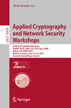 Manulis | Applied Cryptography and Network Security Workshops | E-Book | www.sack.de