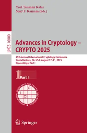 Tauman Kalai / Kamara | Advances in Cryptology – CRYPTO 2025 | E-Book | www.sack.de