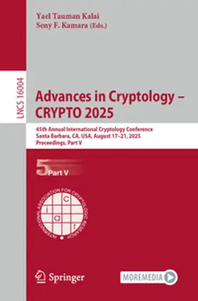 Tauman Kalai / Kamara |  Advances in Cryptology – CRYPTO 2025 | eBook | Sack Fachmedien