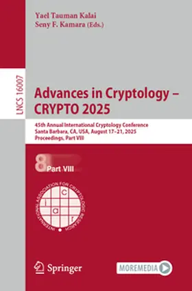 Tauman Kalai / Kamara |  Advances in Cryptology – CRYPTO 2025 | eBook | Sack Fachmedien