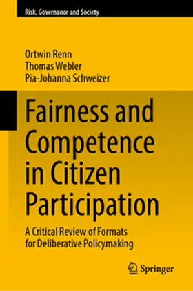 Renn / Webler / Schweizer |  Fairness and Competence in Citizen Participation | eBook | Sack Fachmedien
