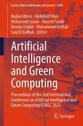Idrissi / Hair / Lazaar |  Artificial Intelligence and Green Computing | Buch |  Sack Fachmedien